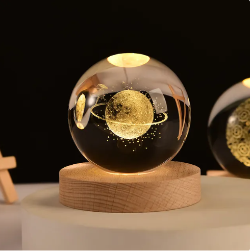 3D Night Crystal Ball