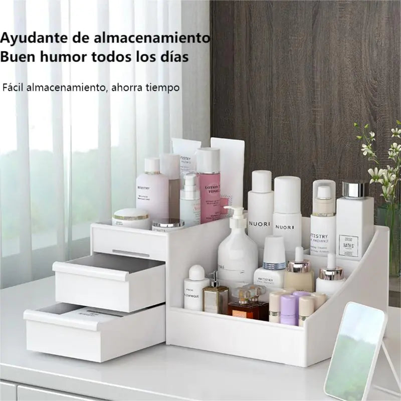 Multi-Layer Drawer Cosmetic Storage Box for Desktop