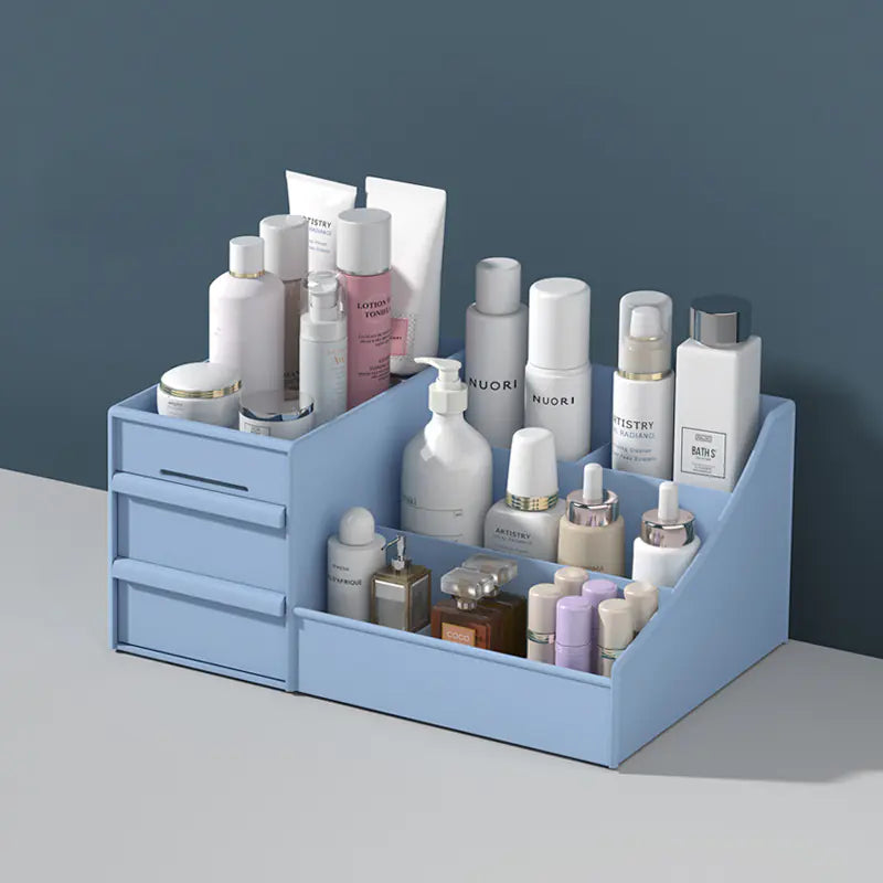 Multi-Layer Drawer Cosmetic Storage Box for Desktop